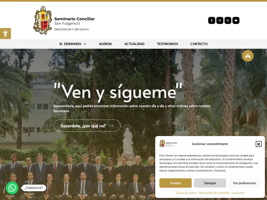 Proyecto web Seminario San Fulgencio